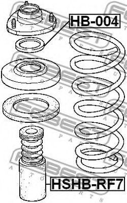 FEBEST HB-004 Anti-Friction Bearing, suspension strut support mounting